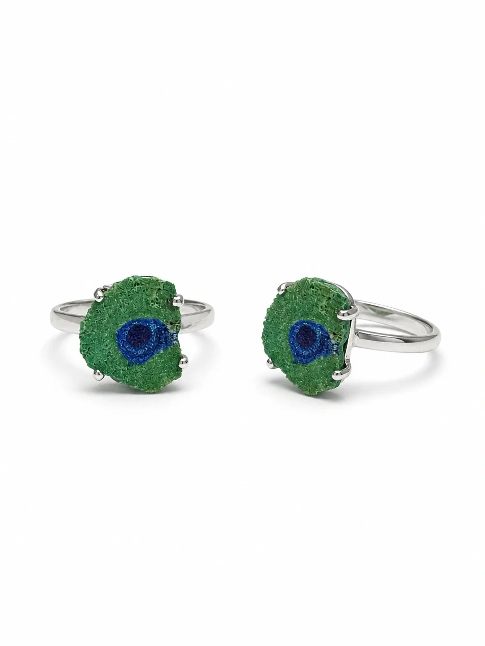 NEW! Azurite & Malachite Composite Ring